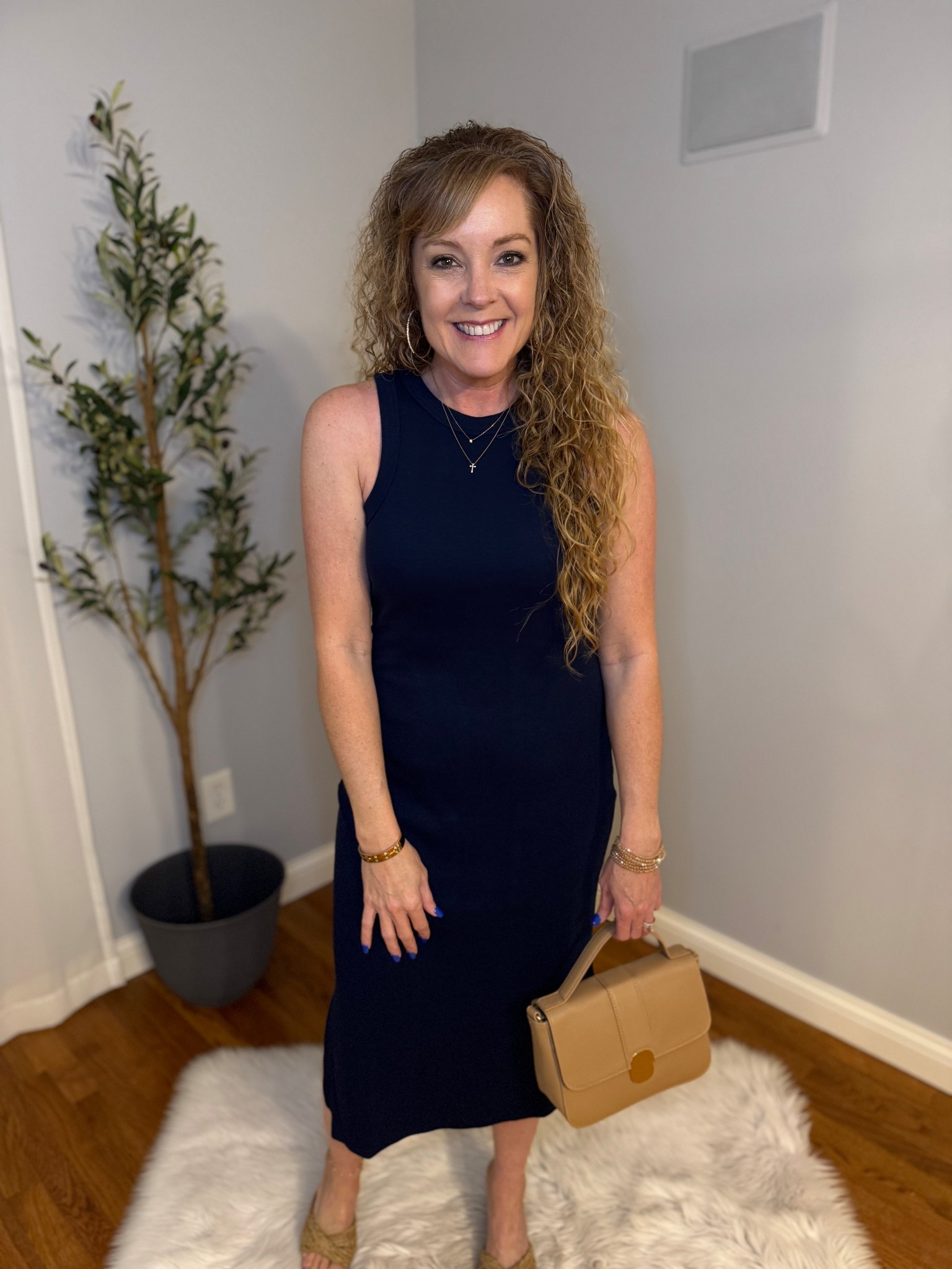 $14 Walmart Time and Tru Women's High Neck Tank Dress, XS-XXXL / church / date night / dressy look / summer outfit / 4th of July outfit 

Dress- size small, tts 
Heels- size 8, tts 


#LTKSummerEdit #LTKOver40 #LTKFindsUnder50