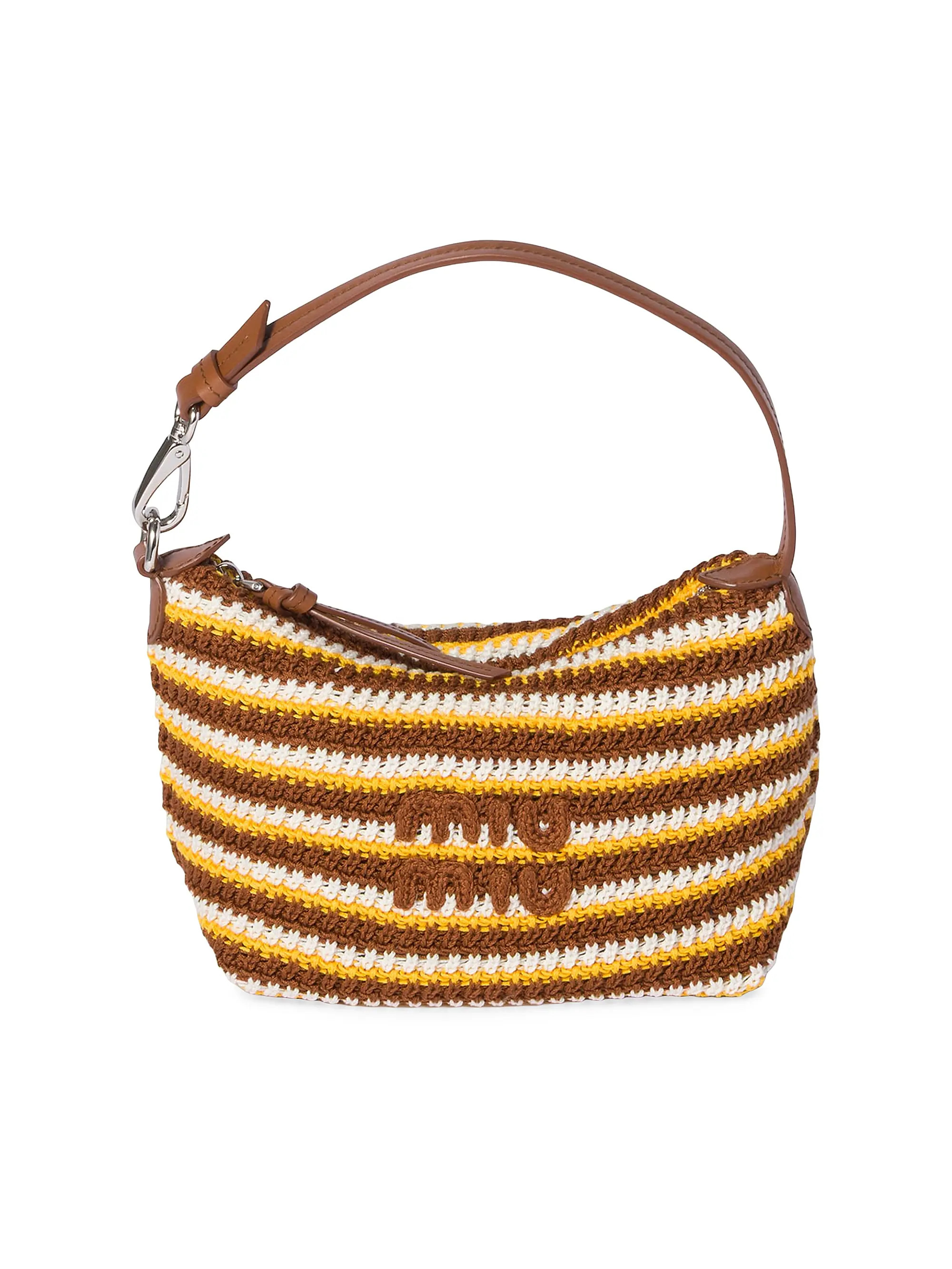 Miu Miu Crochet Pouch | Saks Fifth Avenue | Saks Fifth Avenue