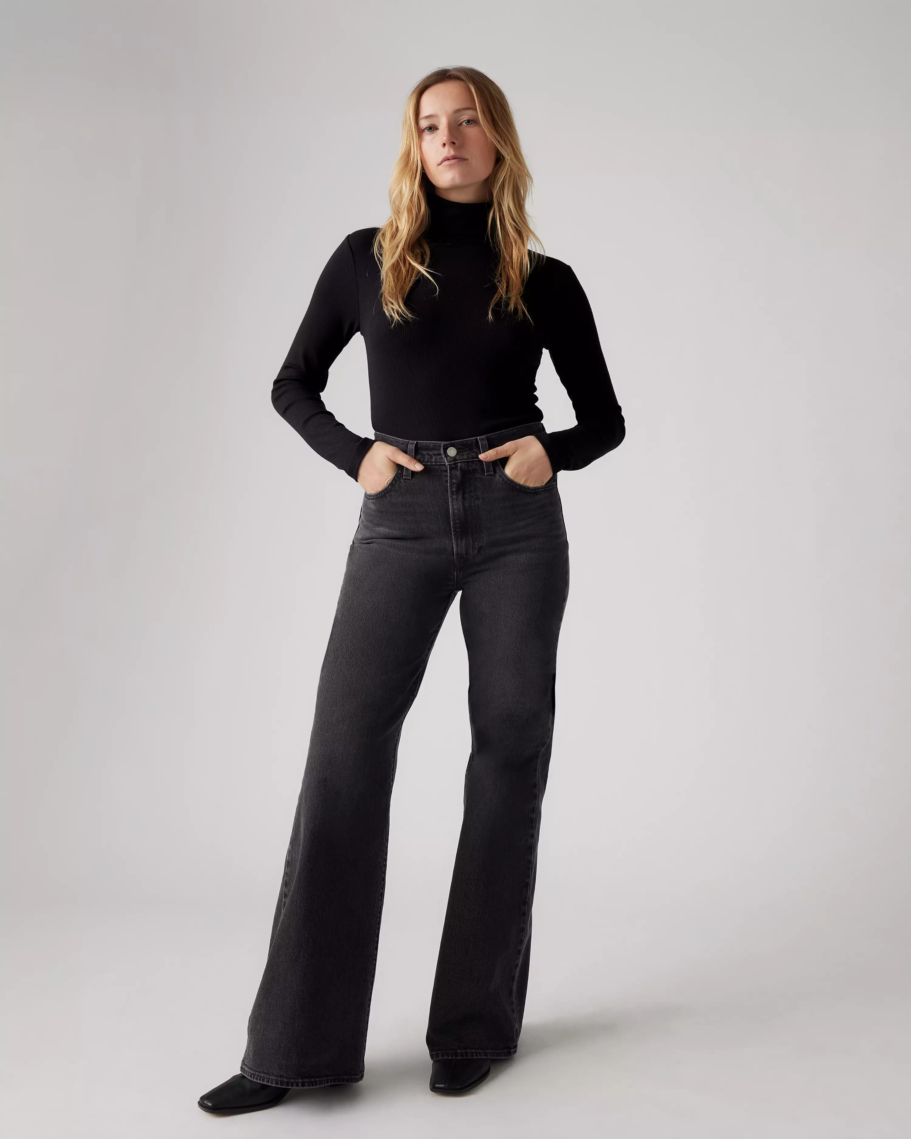 Ribcage Bell Women's Jeans - Black | Levi's® US | Levi's US
