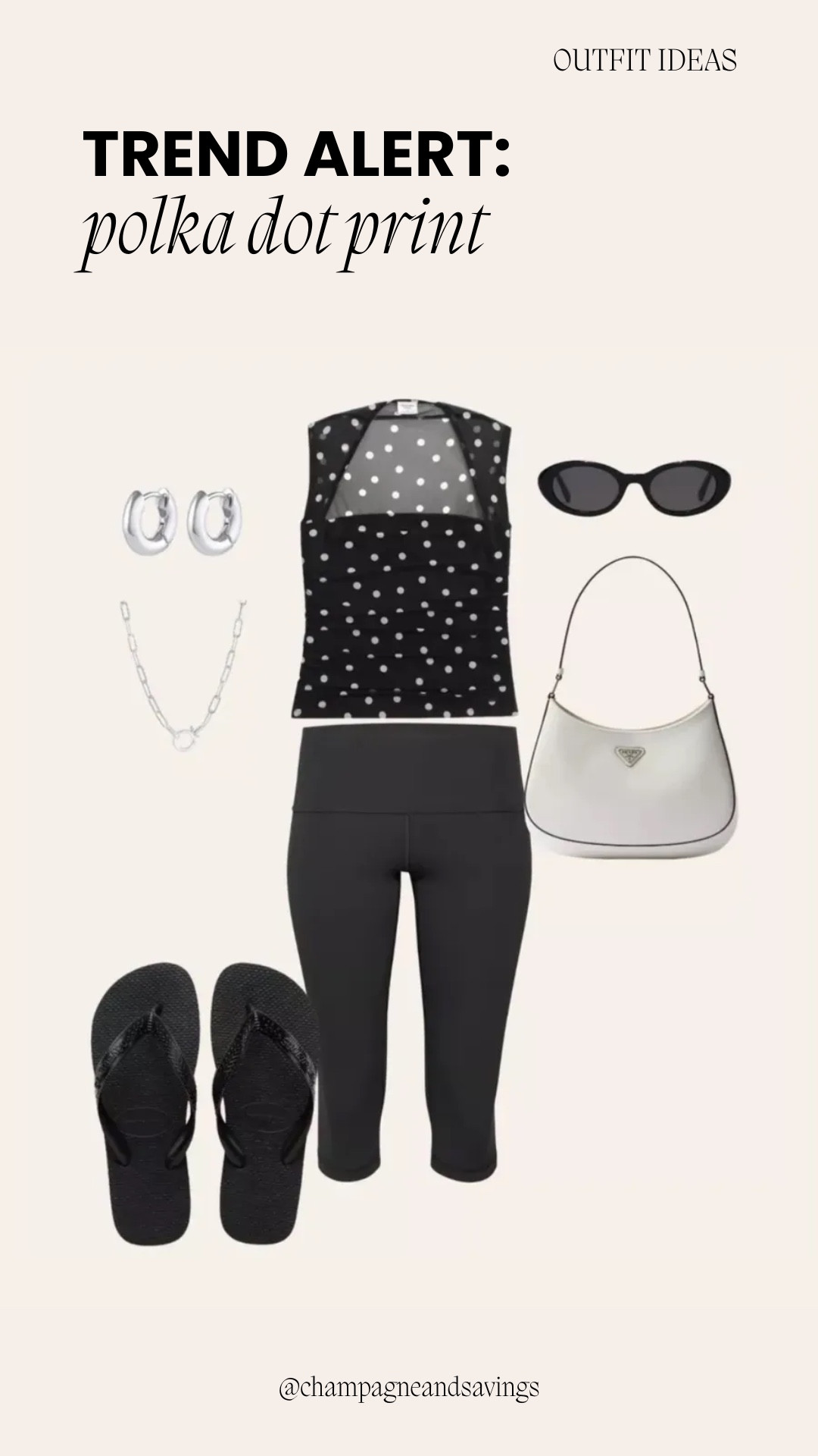 Polka dot outfit 

#LTKootd