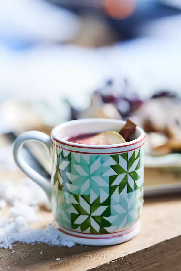 Quilted Ceramic Mug | Anthropologie (US)