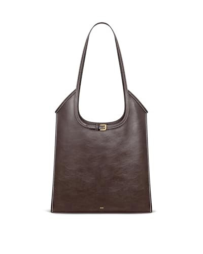 JW PEI Women's Brooke Belted Embellished Shoulder Tote Bag - Dark Brown | Amazon (US)