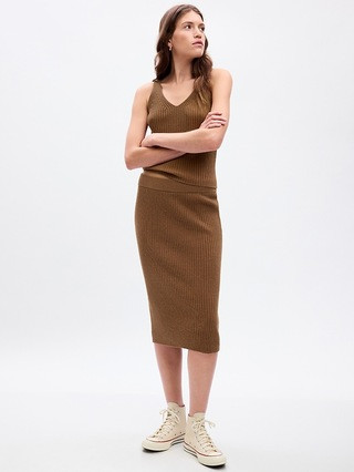 CashSoft Rib Tank Top | Gap (US)