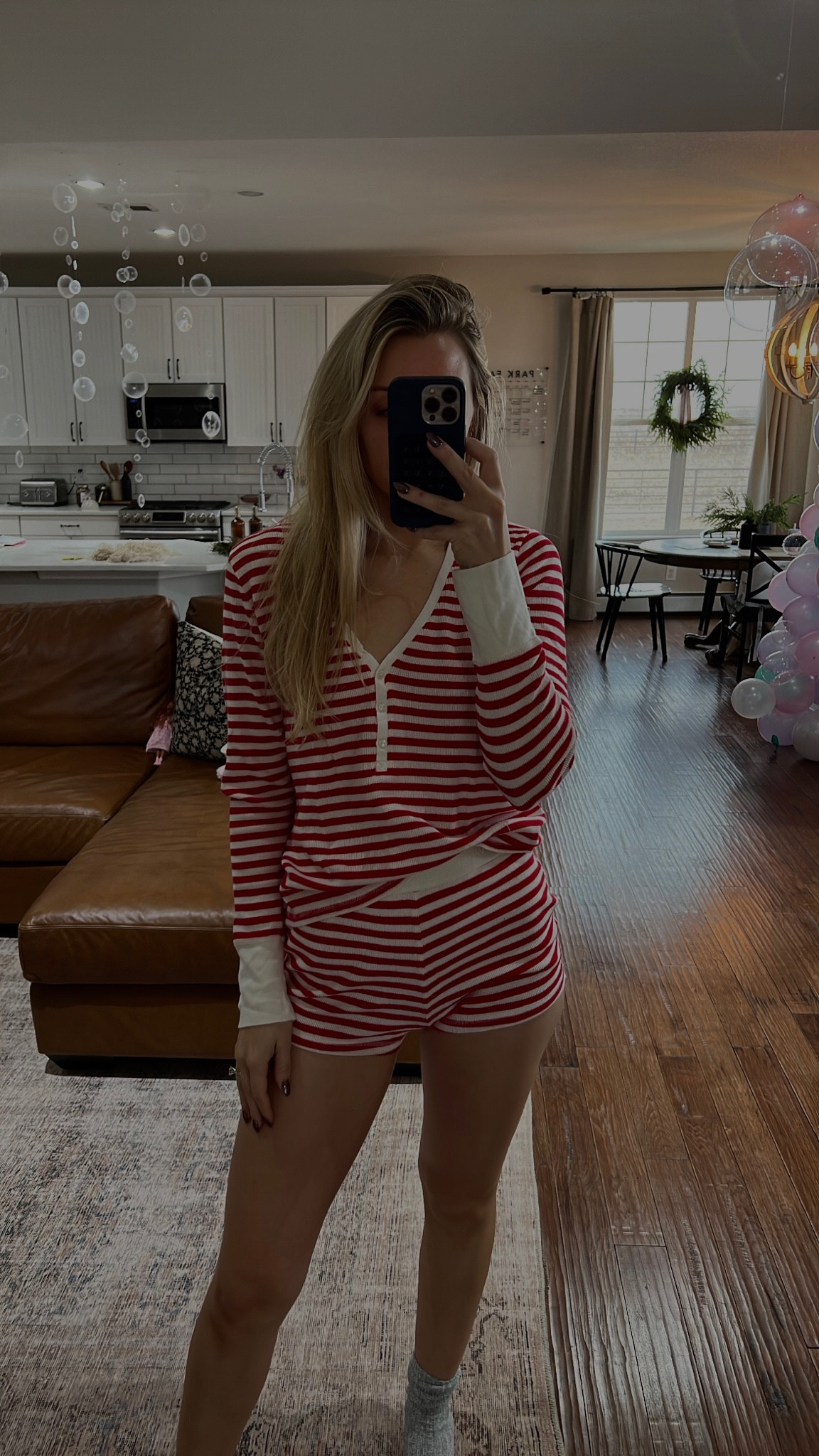 the cutest Christmas jammies ❤️| run true to size for a snug fit. I sized up on to have a loose fit