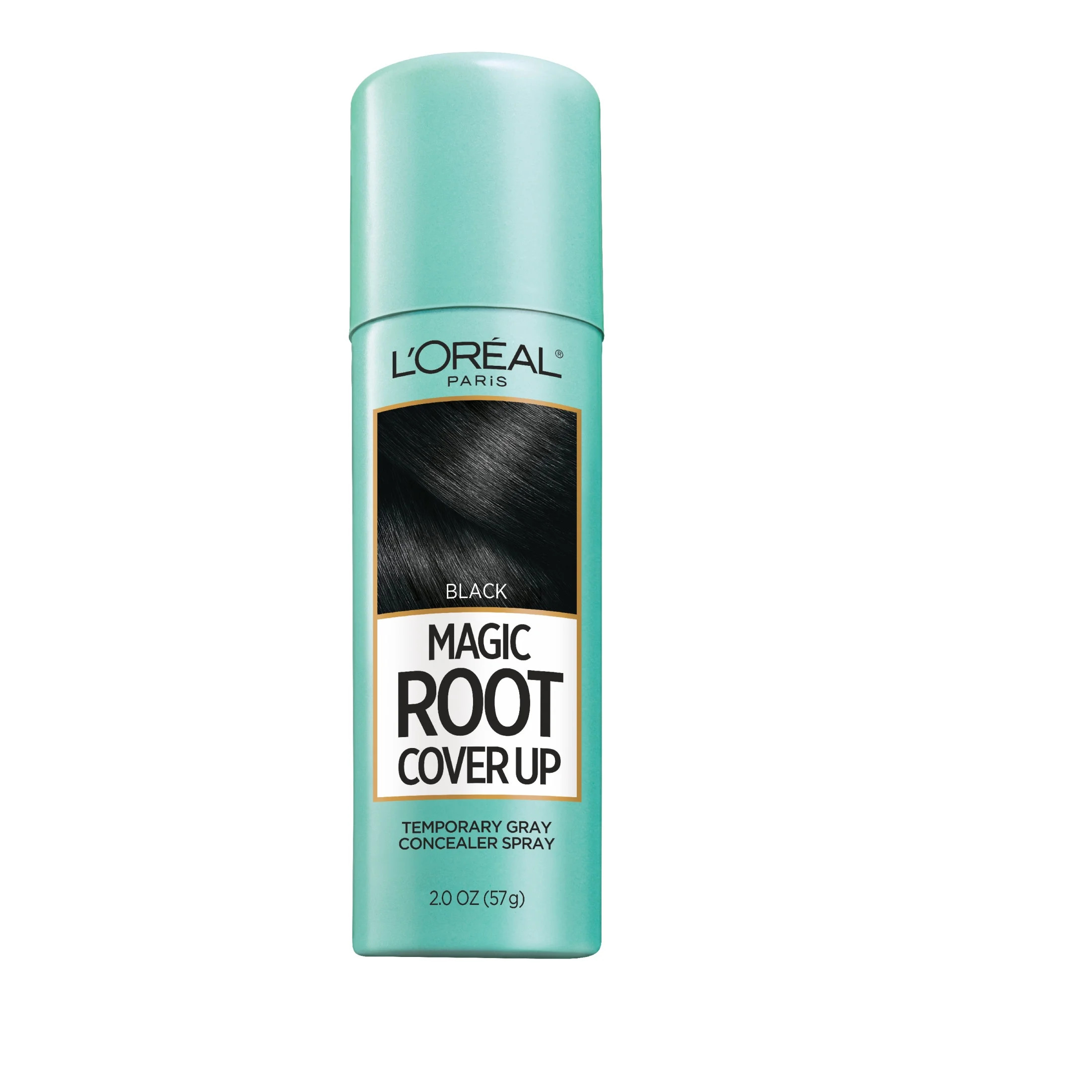 L'Oreal Paris Magic Root Cover Up Temporary Hair Color Concealer Spray, Black, Aerosol 2 oz | Walmart (US)