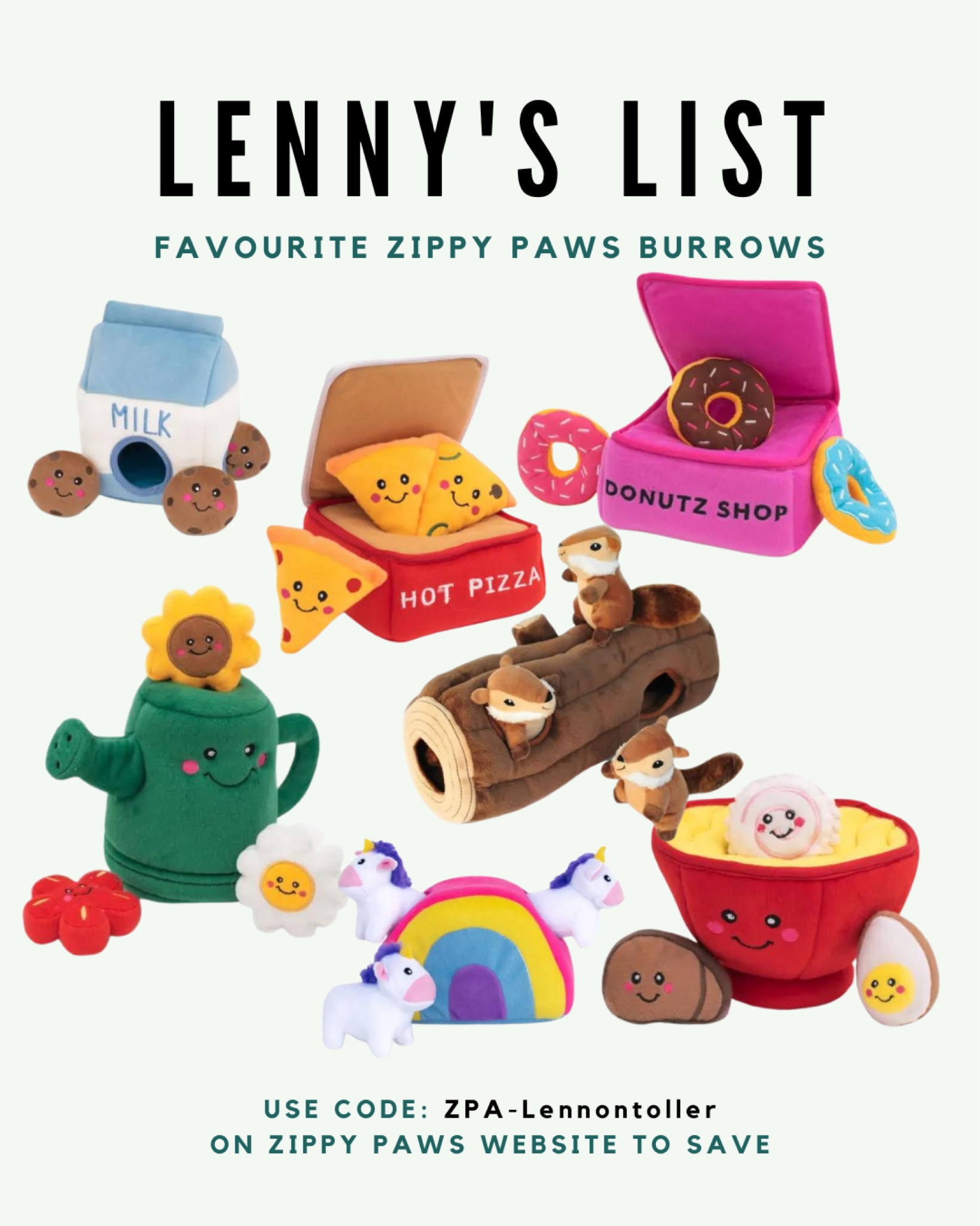 Obsessed with all the burrows actually 🫶🏼 We’re ZippyPaws ambassadors so you can use code ZPA-Lennontoller on their website for burrows that aren’t linked here 💗

#LTKhome #LTKunder50 #LTKGiftGuide