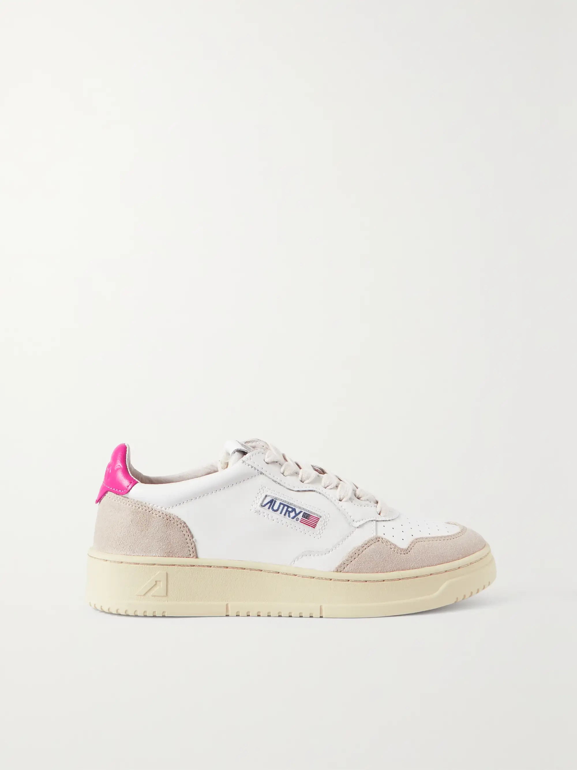 Medalist Low leather and suede sneakers | NET-A-PORTER (US)