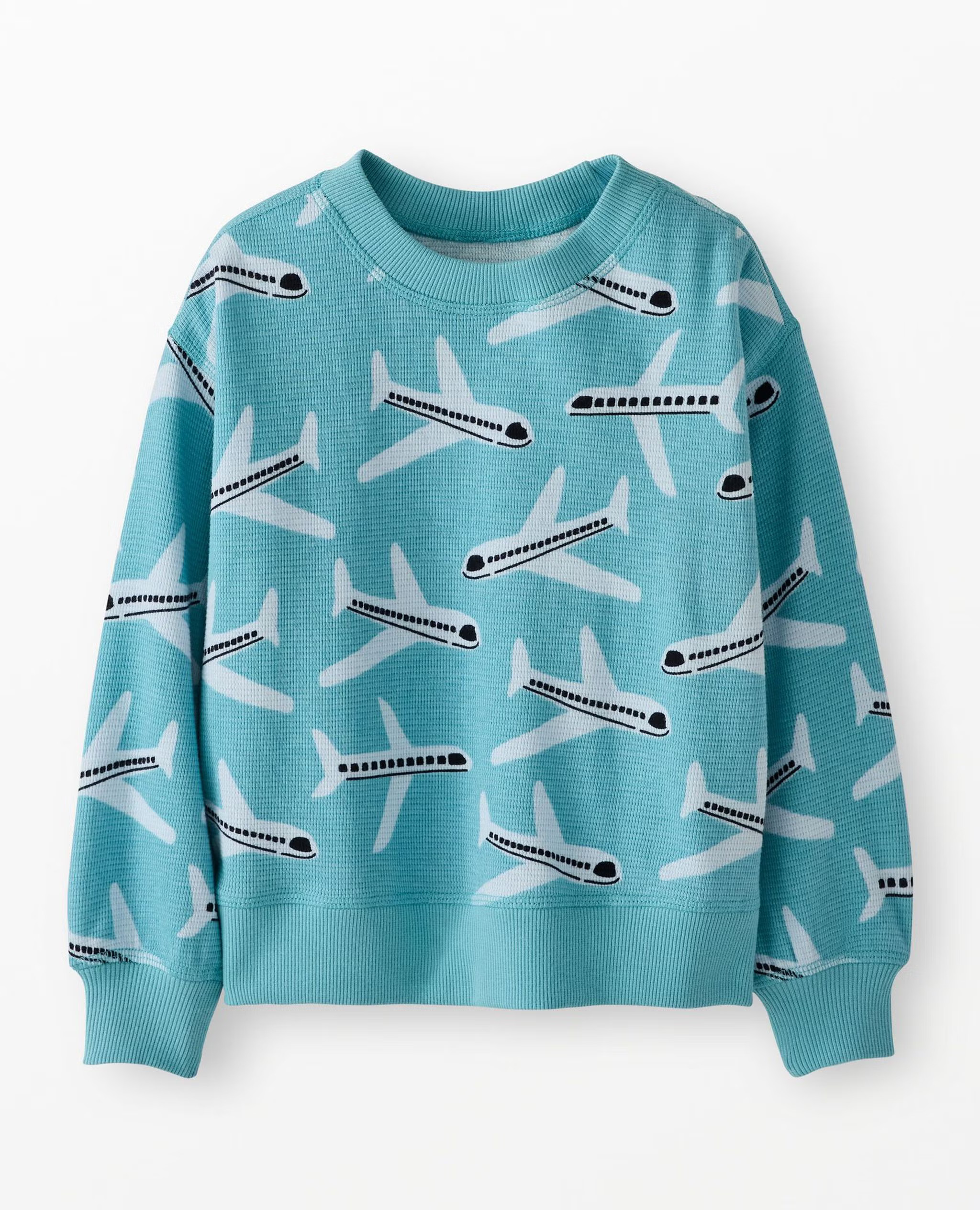 Waffle Crewneck | Hanna Andersson