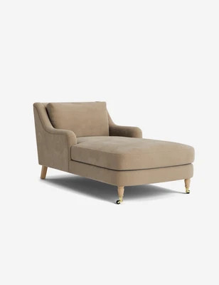 Rivington Chaise by Ginny Macdonald, Cognac Velvet | Lulu and Georgia 