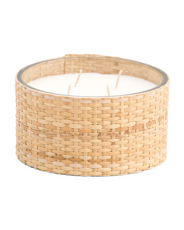 24oz Wicker Mango Tangerine Candle | TJ Maxx