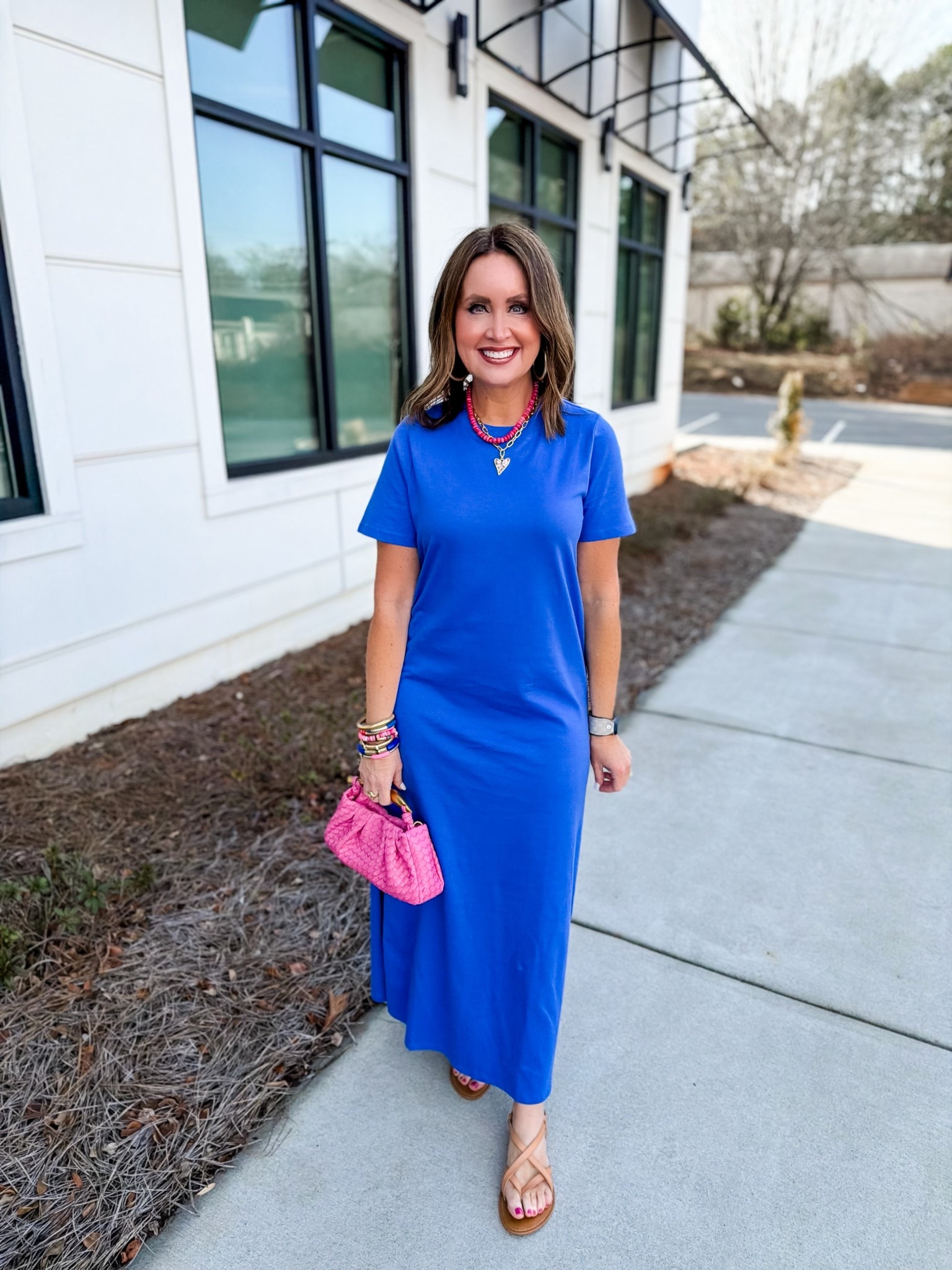 Tshirt dress on sale for $20!
True to size (small)

Old Navy Sale 
Amazon sandals 

#LTKSaleAlert #LTKOver40 #LTKSpringSale