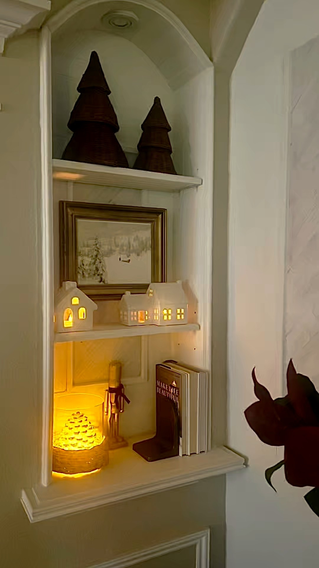 Shelf styling 
Christmas decor 
Christmas styling 

#LTKHome #LTKHoliday #LTKSaleAlert