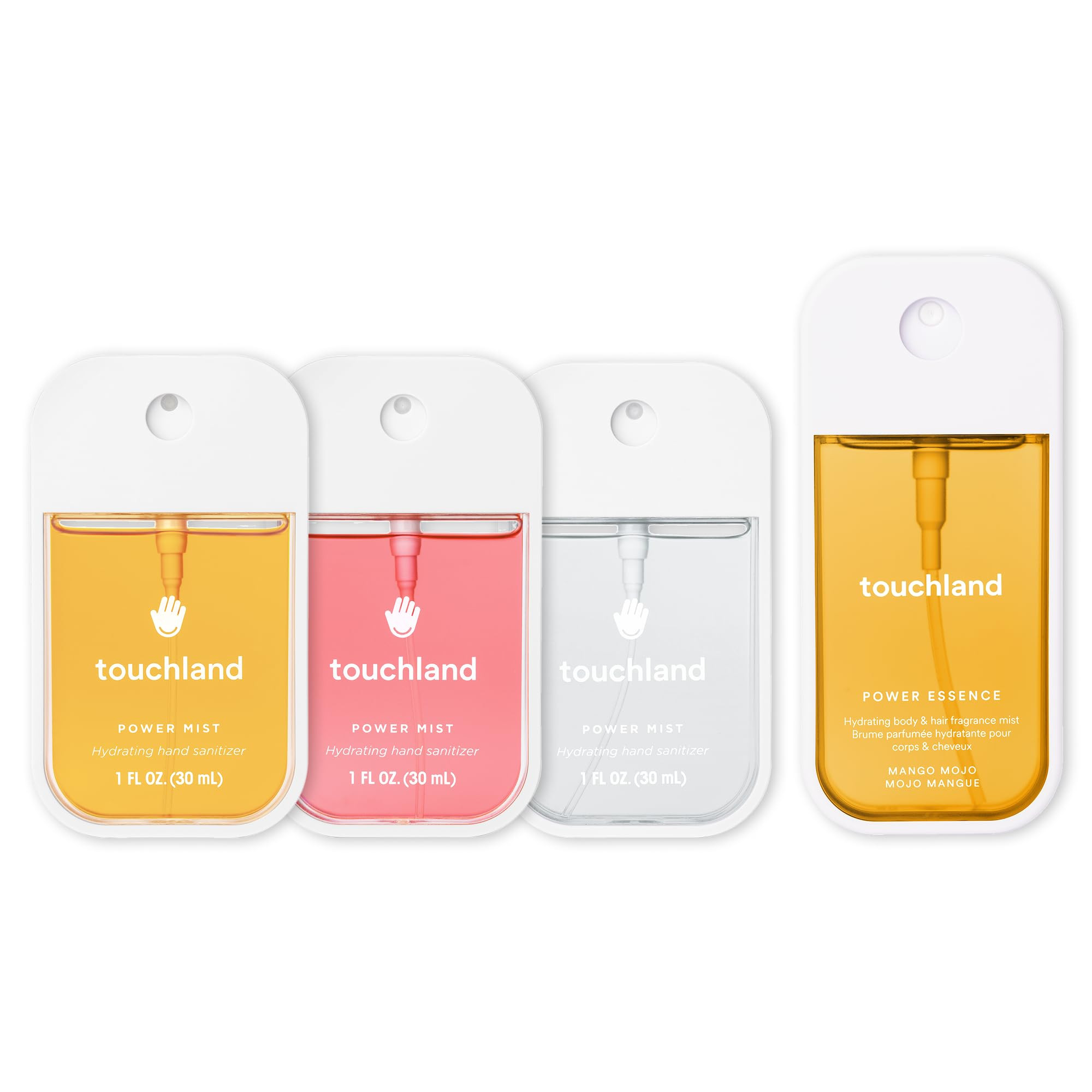Touchland TROPICAL PARADISE SET, Power Mist Hydrating Hand Sanitizer Spray, (Mango, Beach Coco, W... | Amazon (US)
