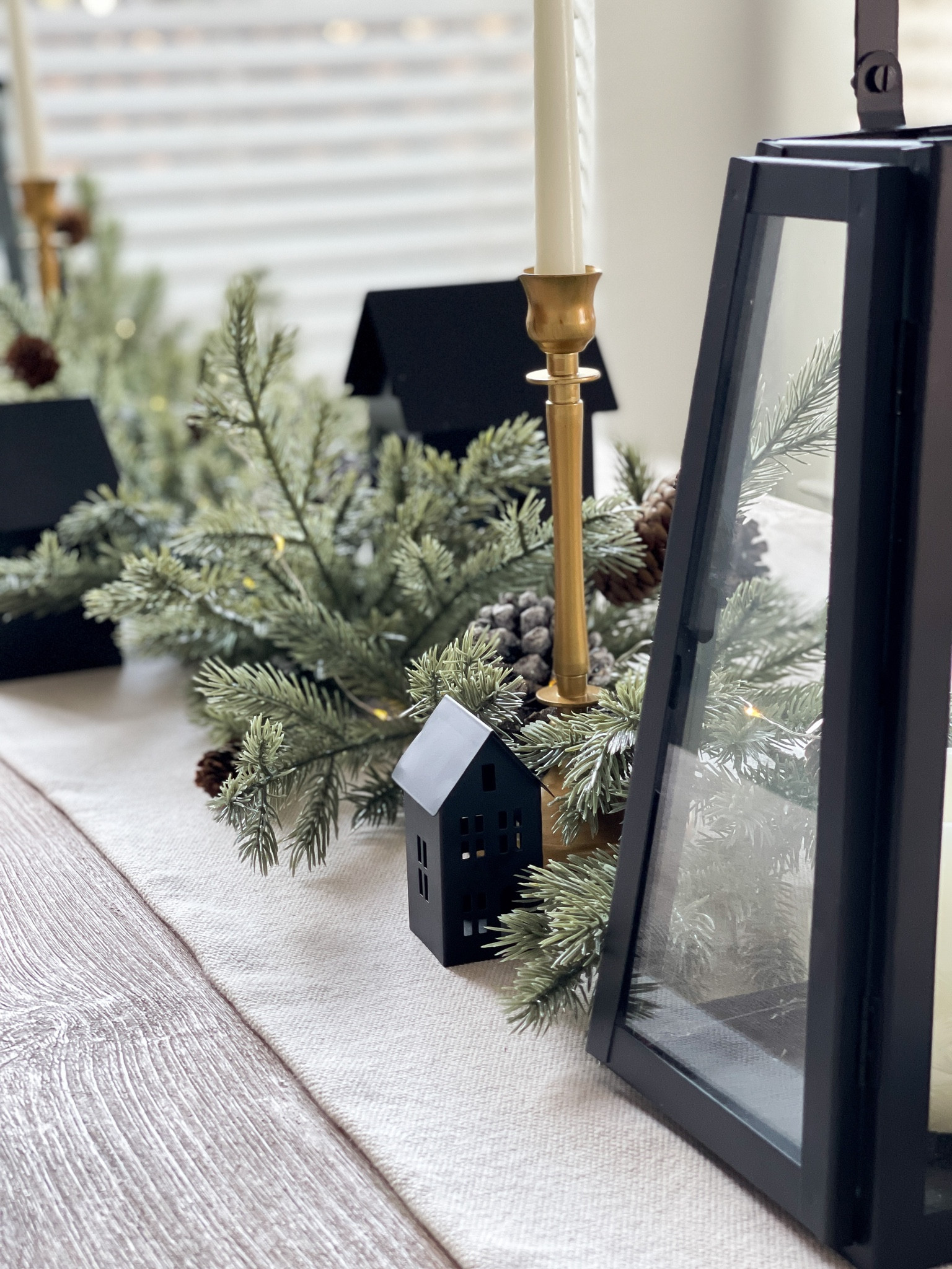 This years tablescape 

(Table decor, Christmas decorations, centerpiece, Christmas decor, holiday decor, mantle, candle sticks, frameless candles, lanterns, neutral decor, dining table, pottery barn, home design, new home, table runner, target, black and white, neutrals, seasonal, holiday style, Amazon finds, target finds, holiday party) 

#LTKSeasonal #LTKHoliday #LTKhome