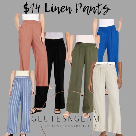 Linen pants are on sale under $15 these are great for casual workwear or everyday style. Look cute paired with a swimsuit too when on vacation. Linen pants, old navy  

#LTKFindsUnder50 #LTKSaleAlert #LTKStyleTip
