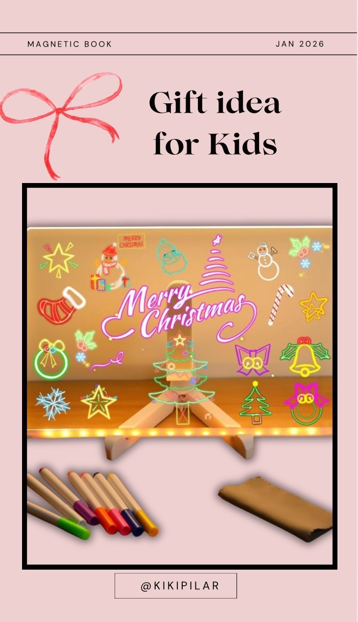 Olivia got this for Christmas and it’s so fun to draw on!! Lights up and colors are neon
Unique kids gift
Kids birthday 
Birthday gift idea for kids
Kids who enjoy coloring 
Toddler girl birthday gift idea 
Toddler boy birthday gift idea
Little girl birthday gift idea
Little boy birthday gift idea 
Unique kids gift
Amazon gift guide

#LTKmomlife #LTKSaleAlert #LTKKids