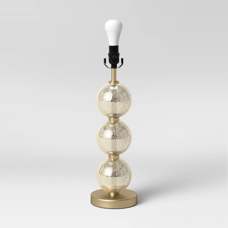 Stacked Glass Ball Table Lamp Base Brass - Threshold™ | Target
