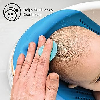 S&T INC. Exfoliating and Massaging Cradle Cap Bath Brushes for Baby, Silicone - 2 Inch x 2.5 Inch... | Amazon (US)