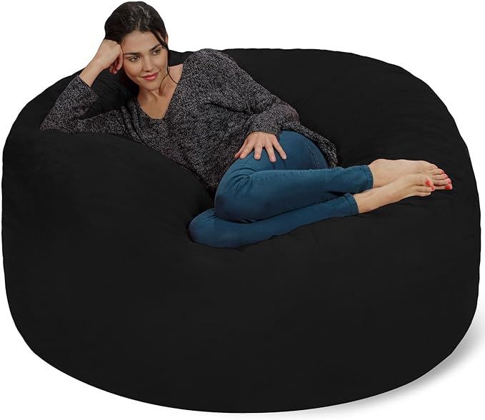 Chill Sack Bean Bag Chair: Giant 5' Memory Foam Furniture Bean Bag - Big Sofa with Soft Micro Fib... | Amazon (US)
