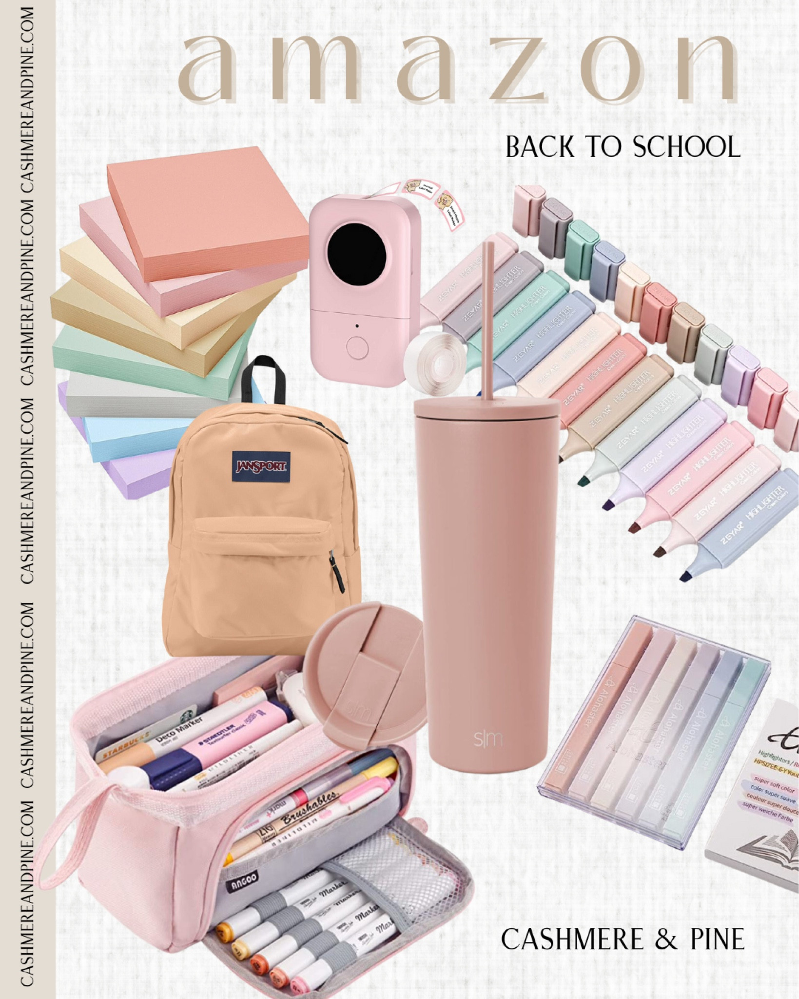 Get ready for an exciting back-to-school season with a wide range of school supplies available on Amazon! From stylish backpacks that'll carry your essentials in comfort to sleek notebooks for jotting down all your notes, you'll find everything you need to ace the upcoming academic year. Stay organized with colorful binders, highlighters, and sticky notes, and equip yourself with high-quality pens and pencils for smooth writing. 

#LTKBacktoSchool #LTKFind #LTKunder50