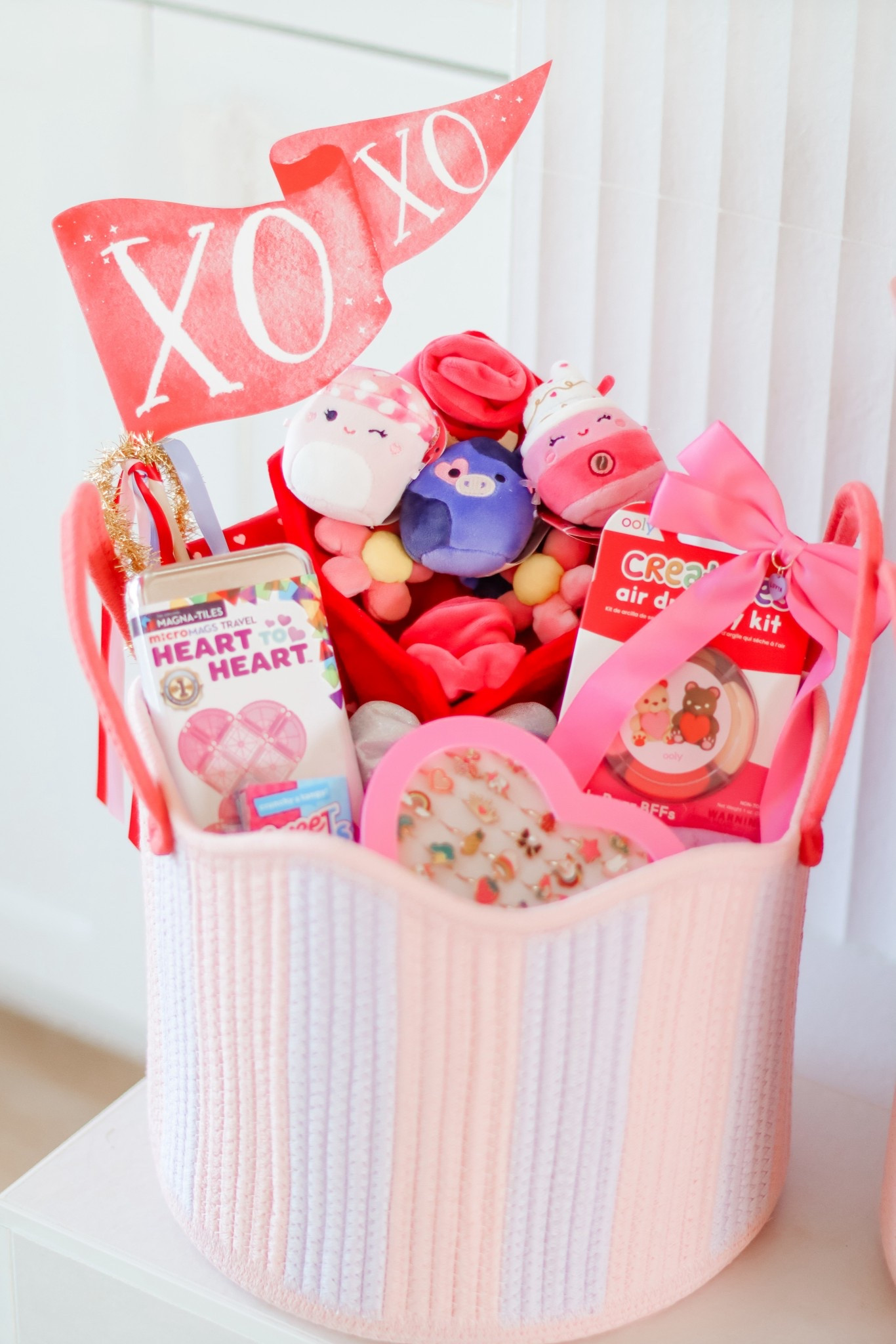 Love baskets for my girls 💕

I kept these very practical this year for my 7.5-year-old girls…nothing too Valentine’s-specific and everything is something they’ll continue using well after February 14th ✨
Perfect if you’re wanting a sweet alternative to candy overload 🍬
Most items can still be delivered by Valentine’s Day 💌

#LTKmomlife #LTKValentine #LTKKids