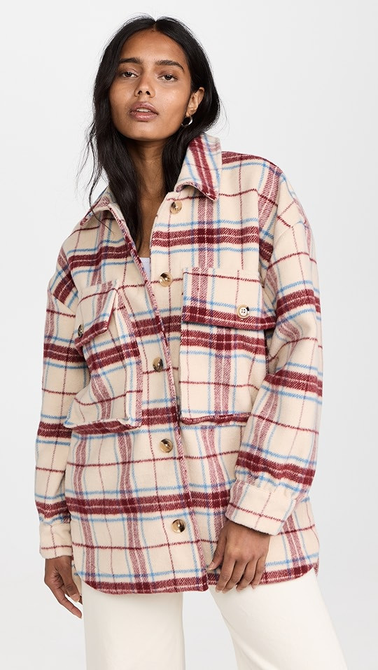 English Factory Plaid Shacket | SHOPBOP | Shopbop