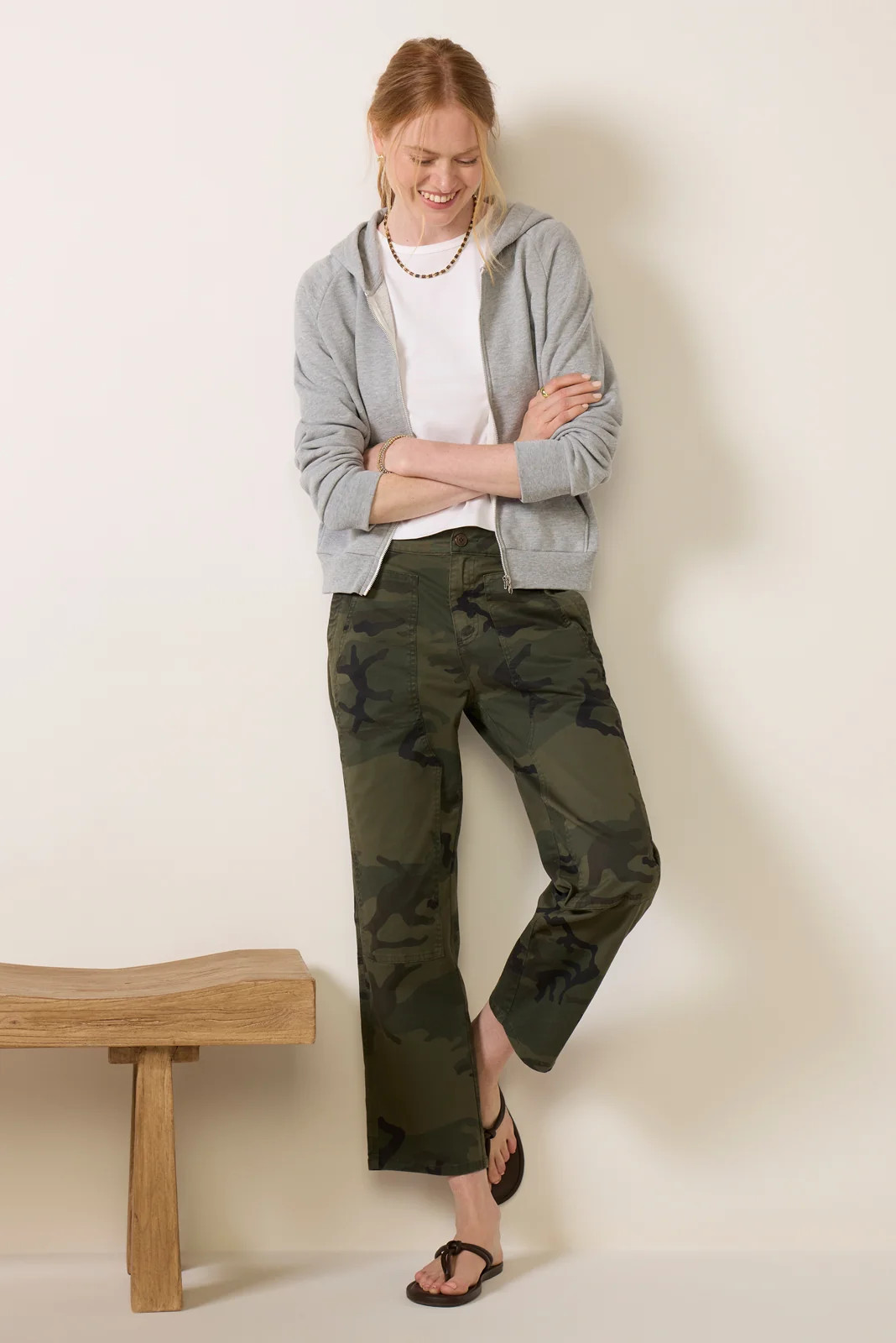 SANCTUARY Women's Riot Pants, Size 30, Hikercamo Green | Evereve