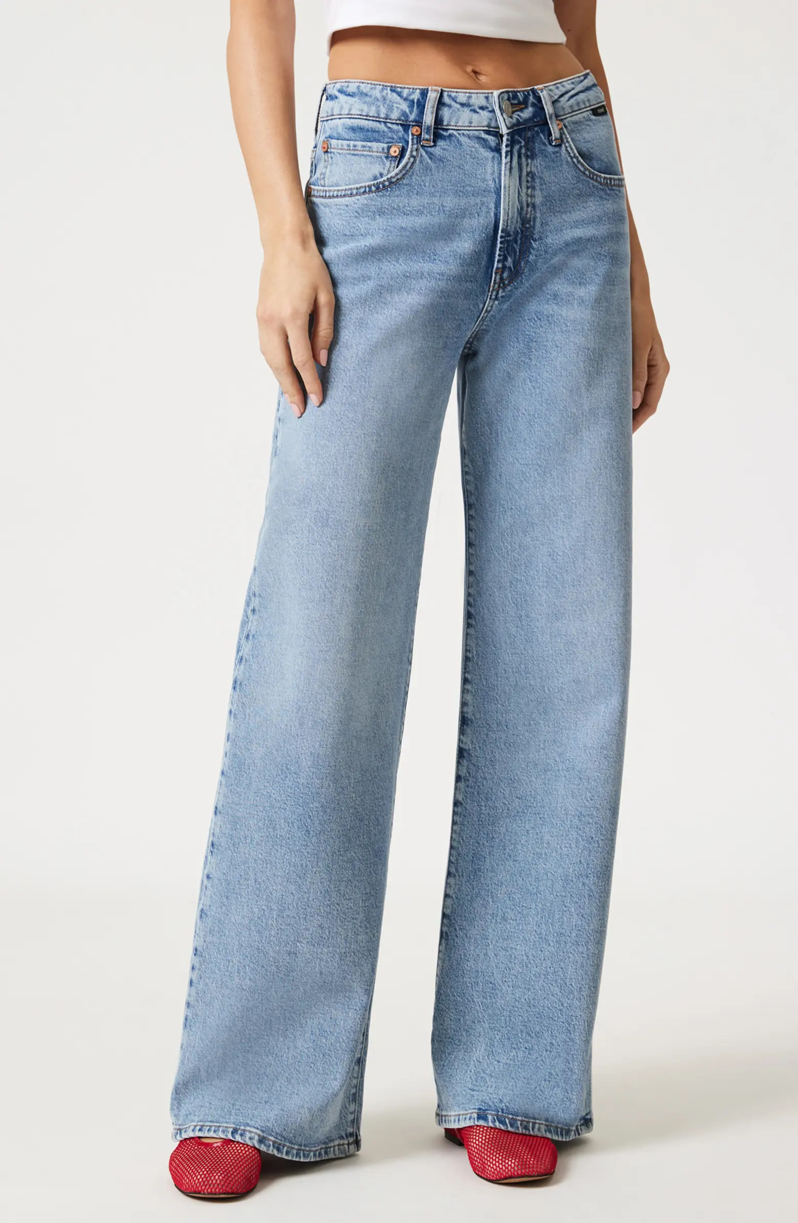 Mavi Jeans Florida High Waist Wide Leg Jeans | Nordstrom | Nordstrom