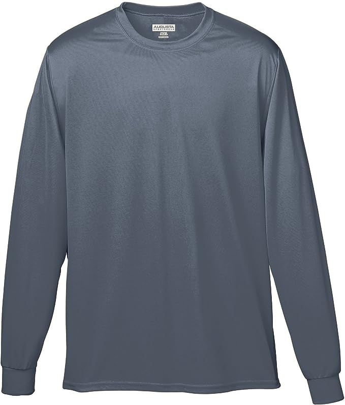 Augusta Sportswear Wicking Long Sleeve Sun Protection Athletic Shirt for Running, Hiking, Fishing... | Amazon (US)