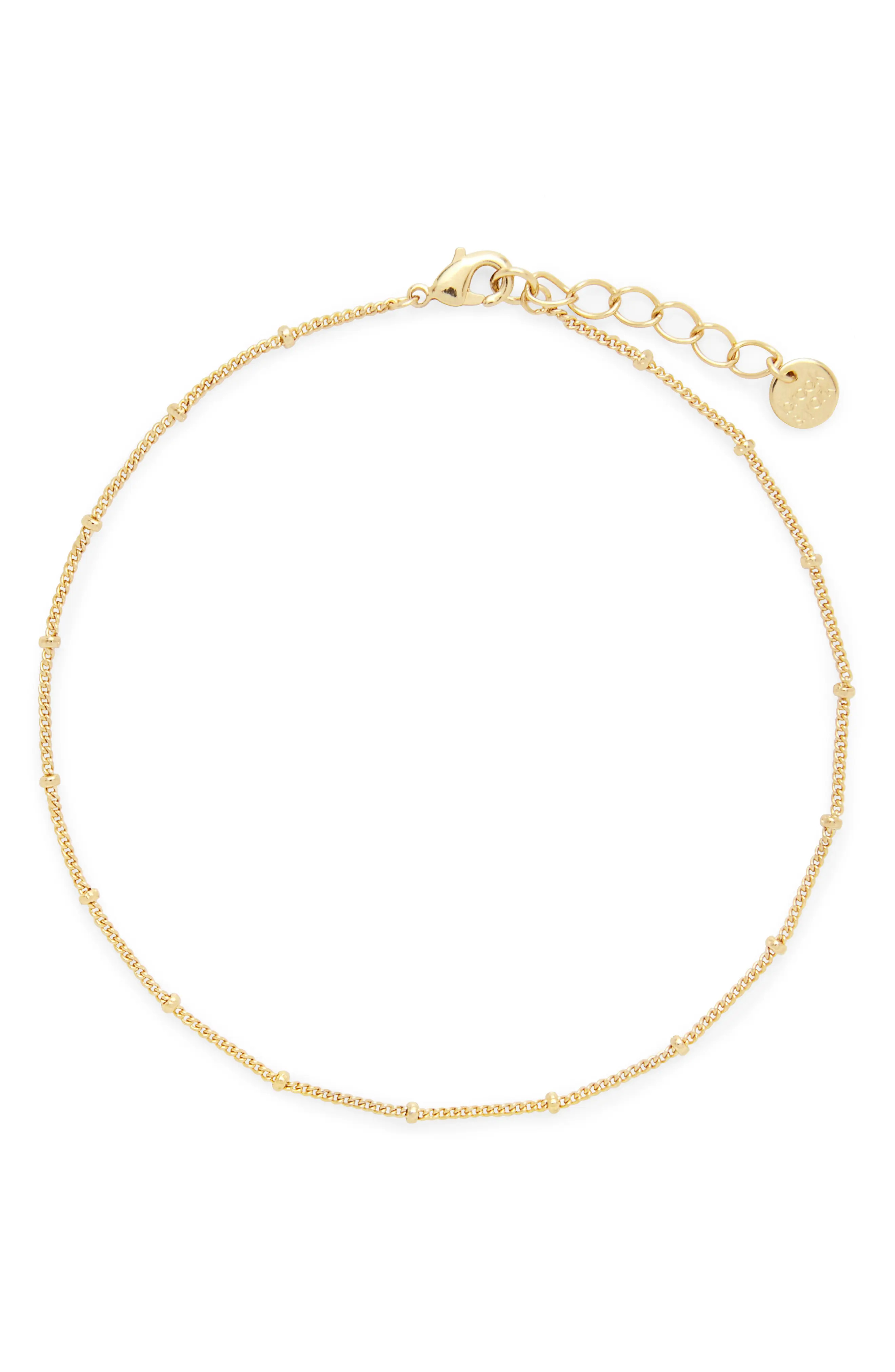 Women's Brook And York Madeline Chain Ankle Bracelet | Nordstrom