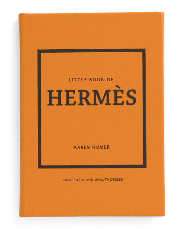 Little Book Of Hermes Leather Bound Book | TJ Maxx