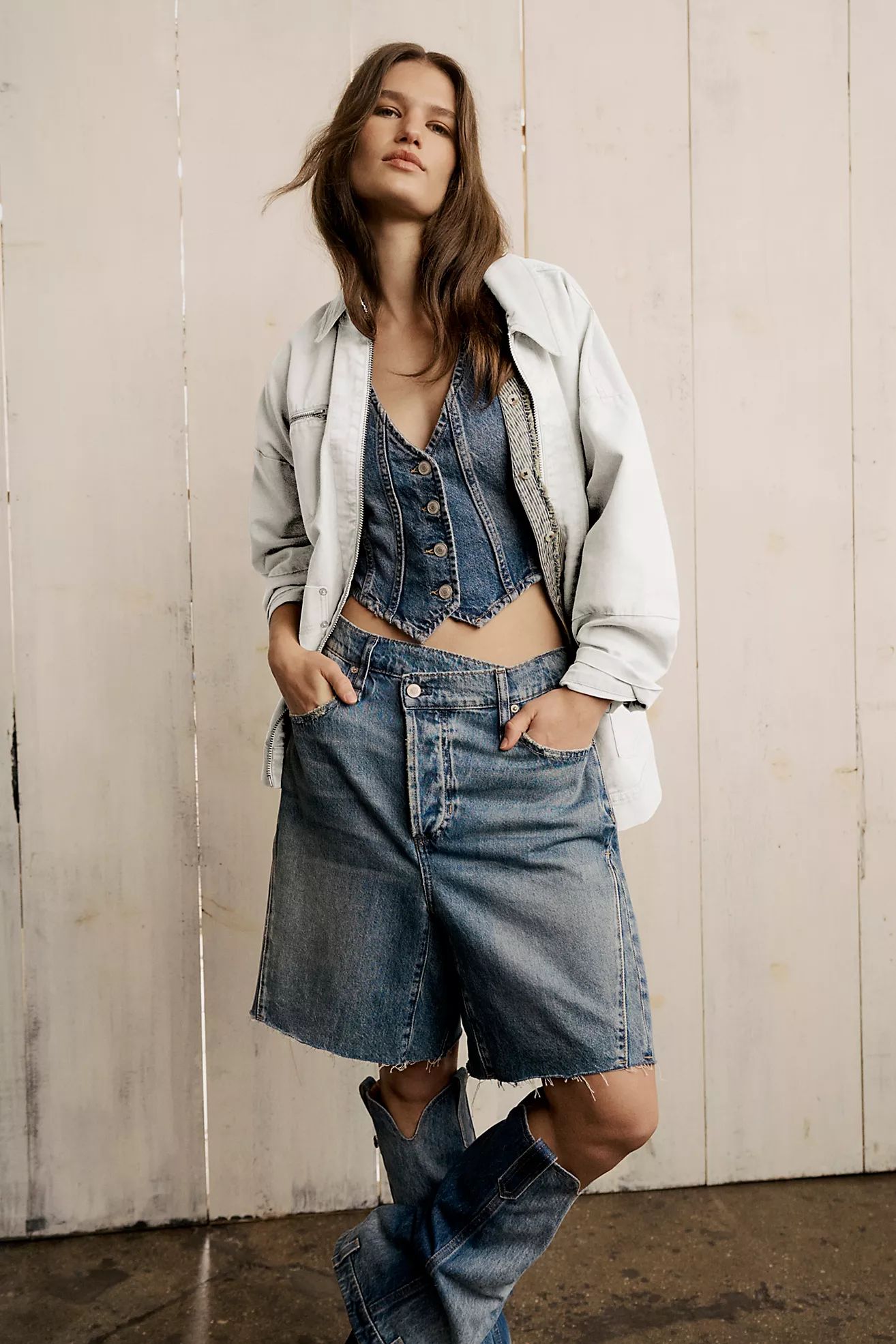 We The Free Boomerang Long Shorts | Free People (Global - UK&FR Excluded)