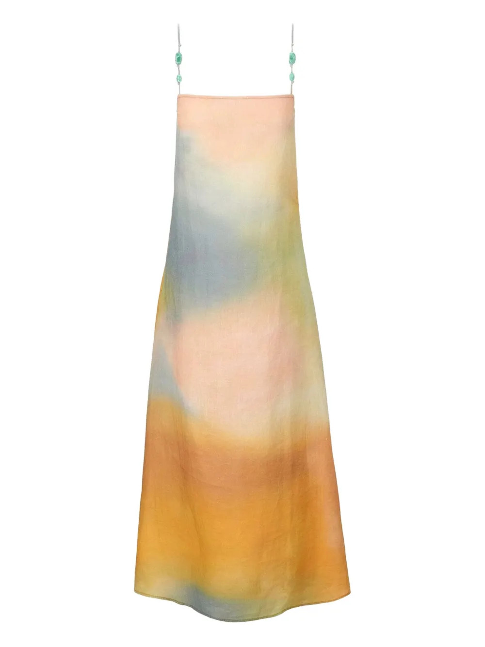 STAUD Laura Maxi Dress | Orange | FARFETCH | Farfetch Global