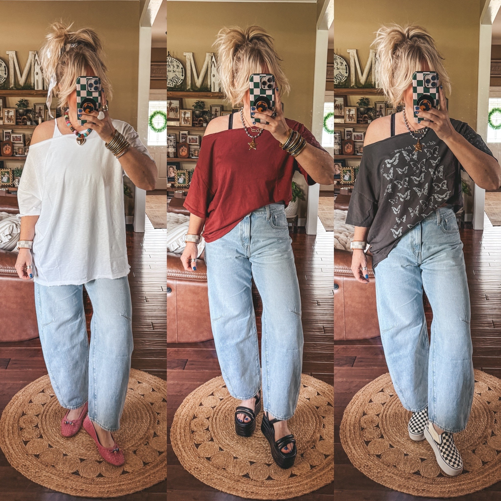 These adorable off shoulder tops are on sale and I love the fit!! I’m wearing a medium in them. #springstyle #aerie #offshouldertop 

#LTKSaleAlert