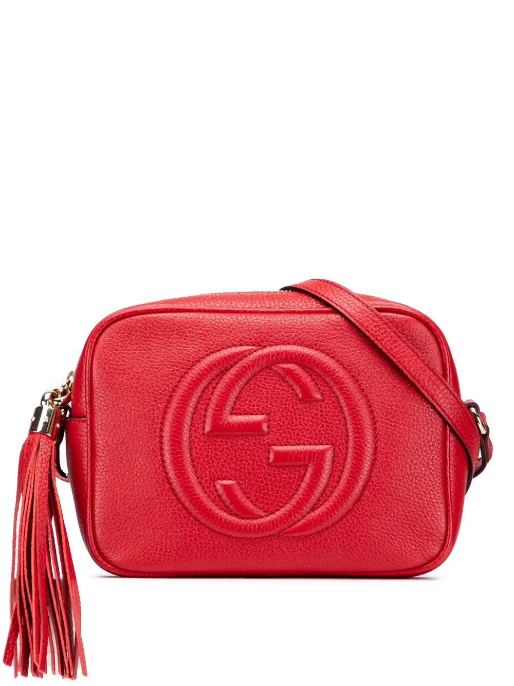 Gucci Pre-Owned 2016-2025 Leather Soho Disco crossbody bag - Red | Farfetch Global
