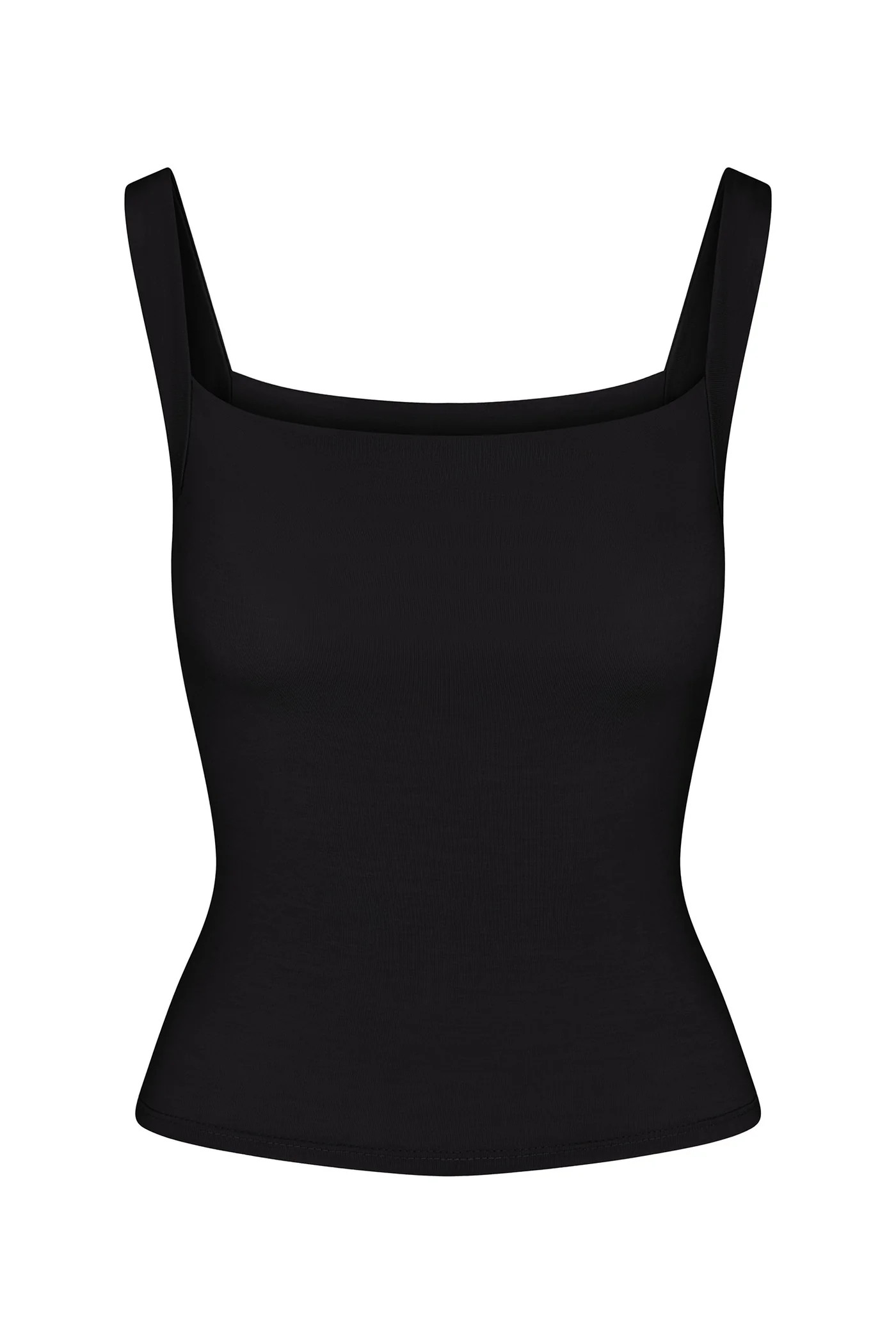 Square Neck Tank Top In Compact Jersey | Anemos Swim (US)