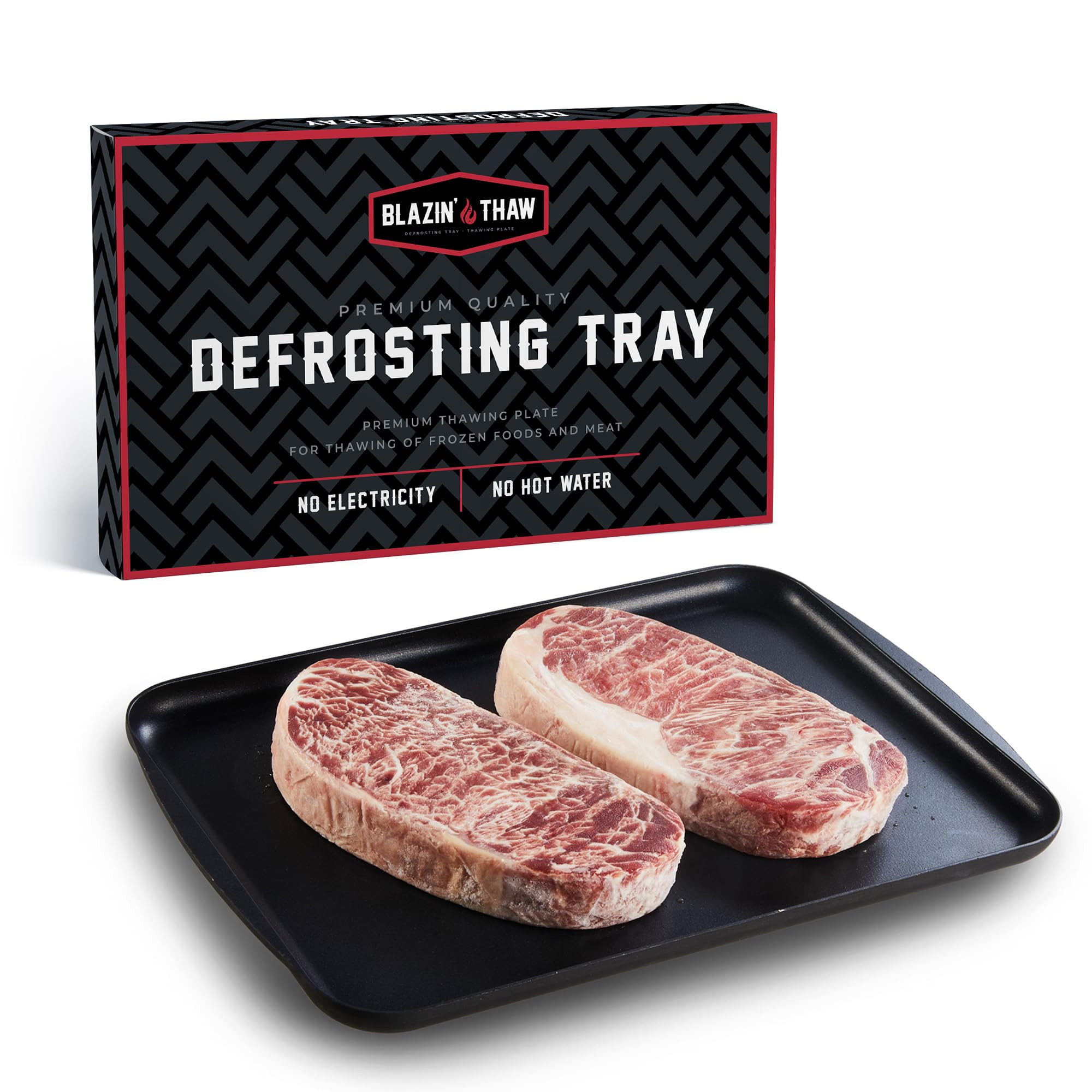 BLAZIN' THAW Defrosting Tray for Frozen Meat | Premium Edition | Aluminium Alloy Plate for Thawin... | Amazon (US)