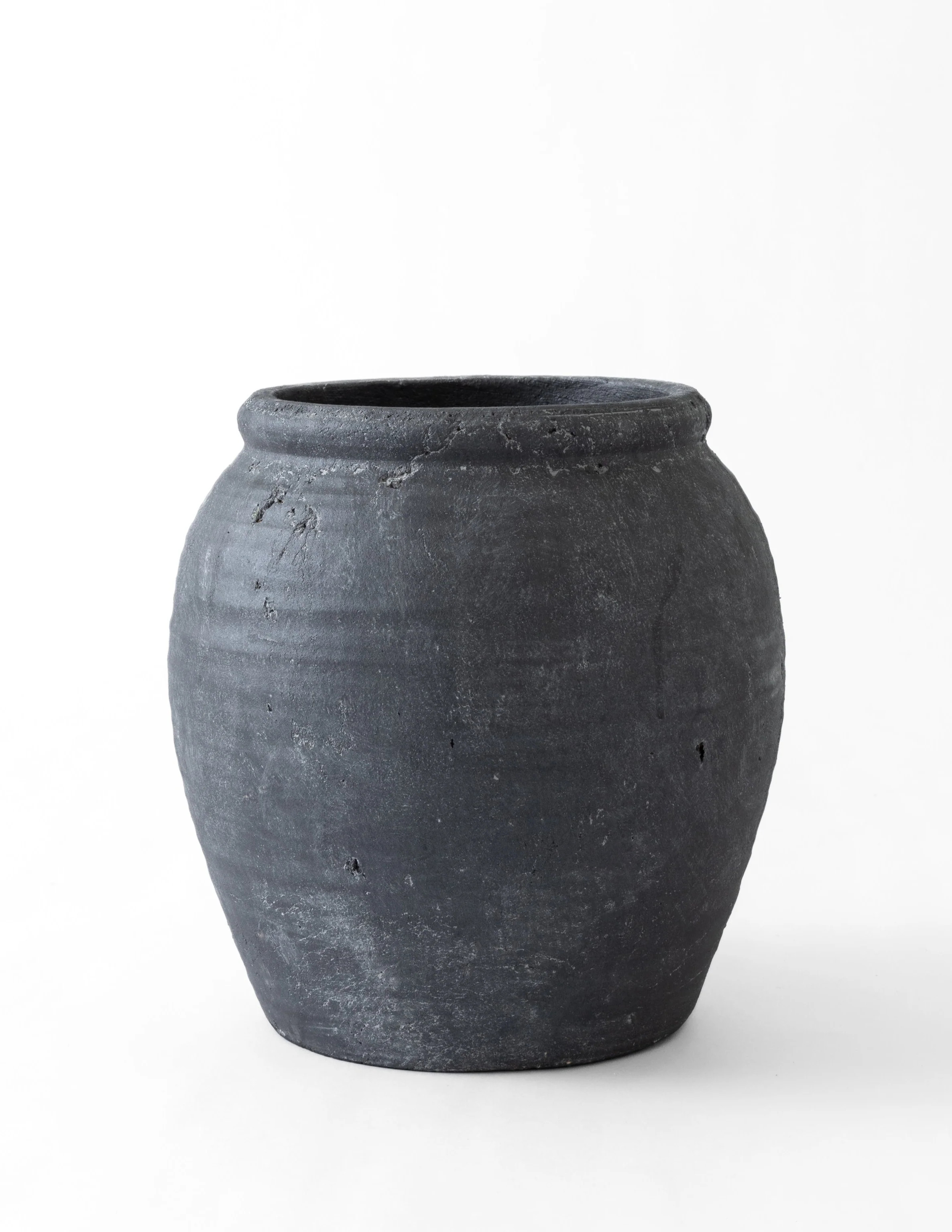 Gray Clay Jug Vase | Eco Chic Home