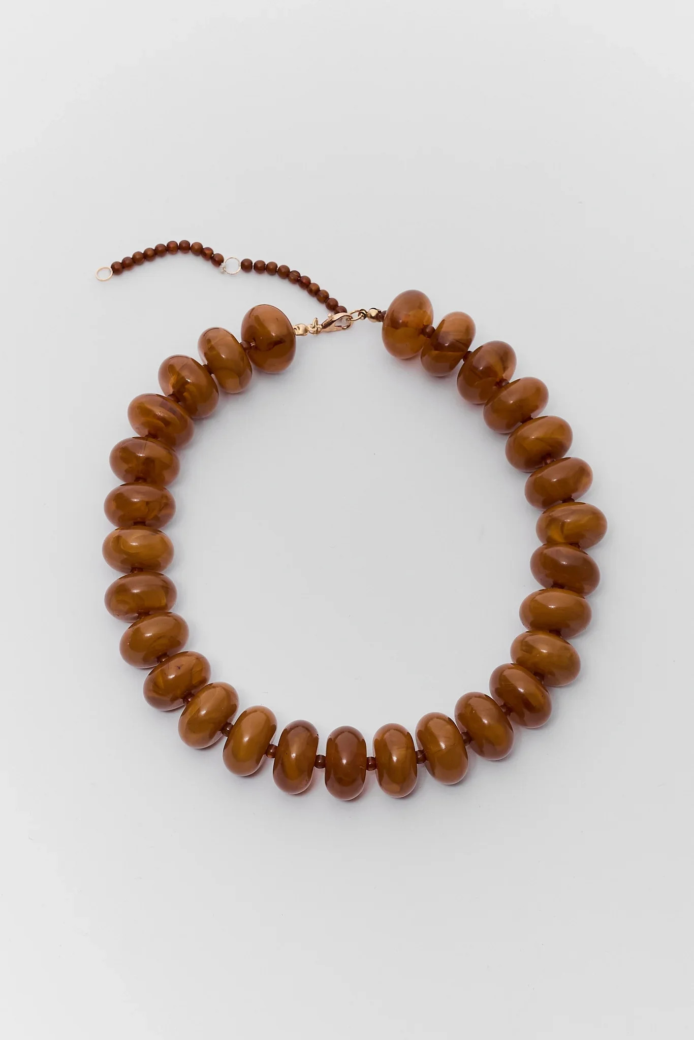 Tortoise Oversized Beaded Necklace | Avara