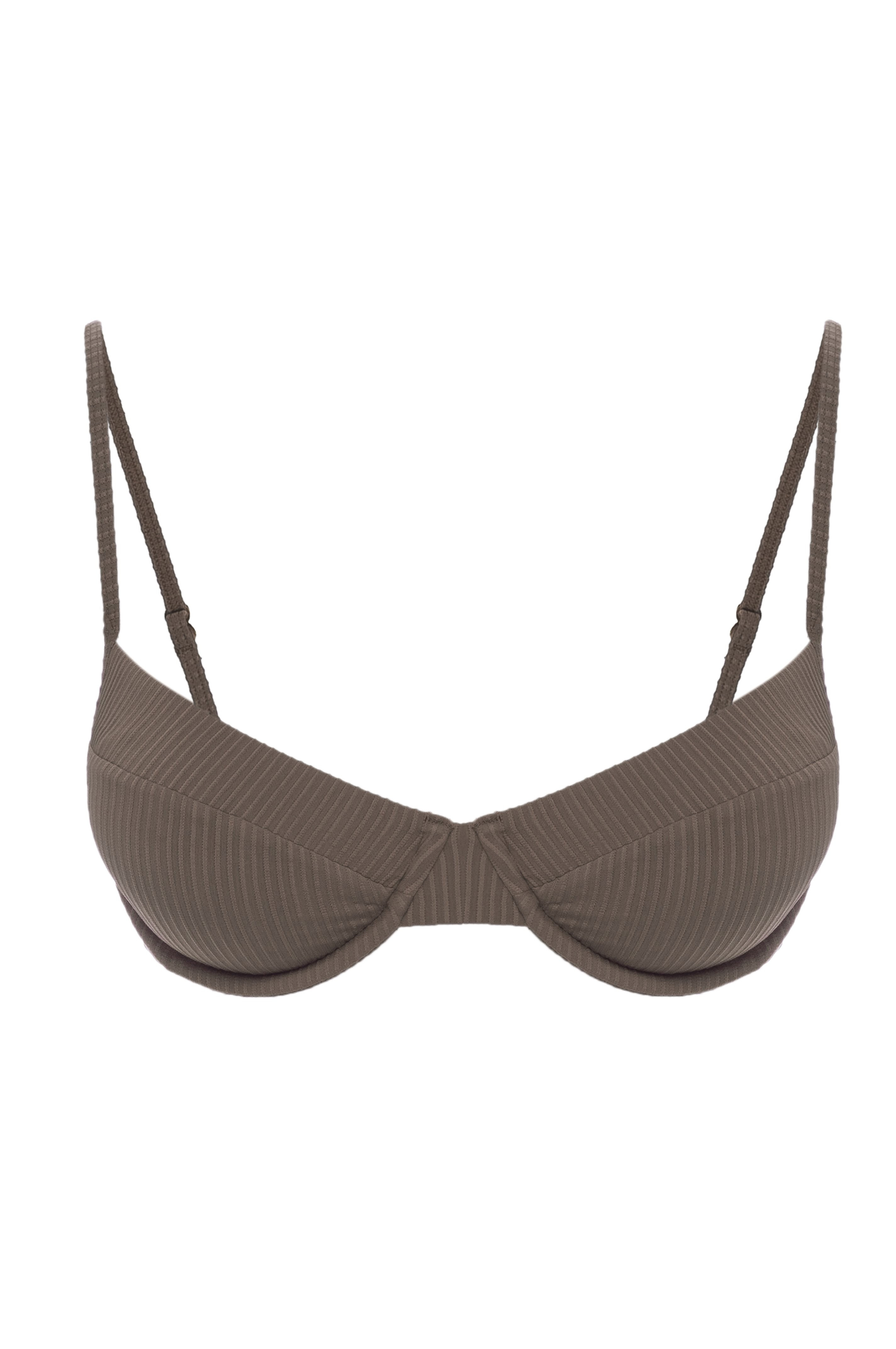 Maui Top - Caramel Rib | Monday Swimwear