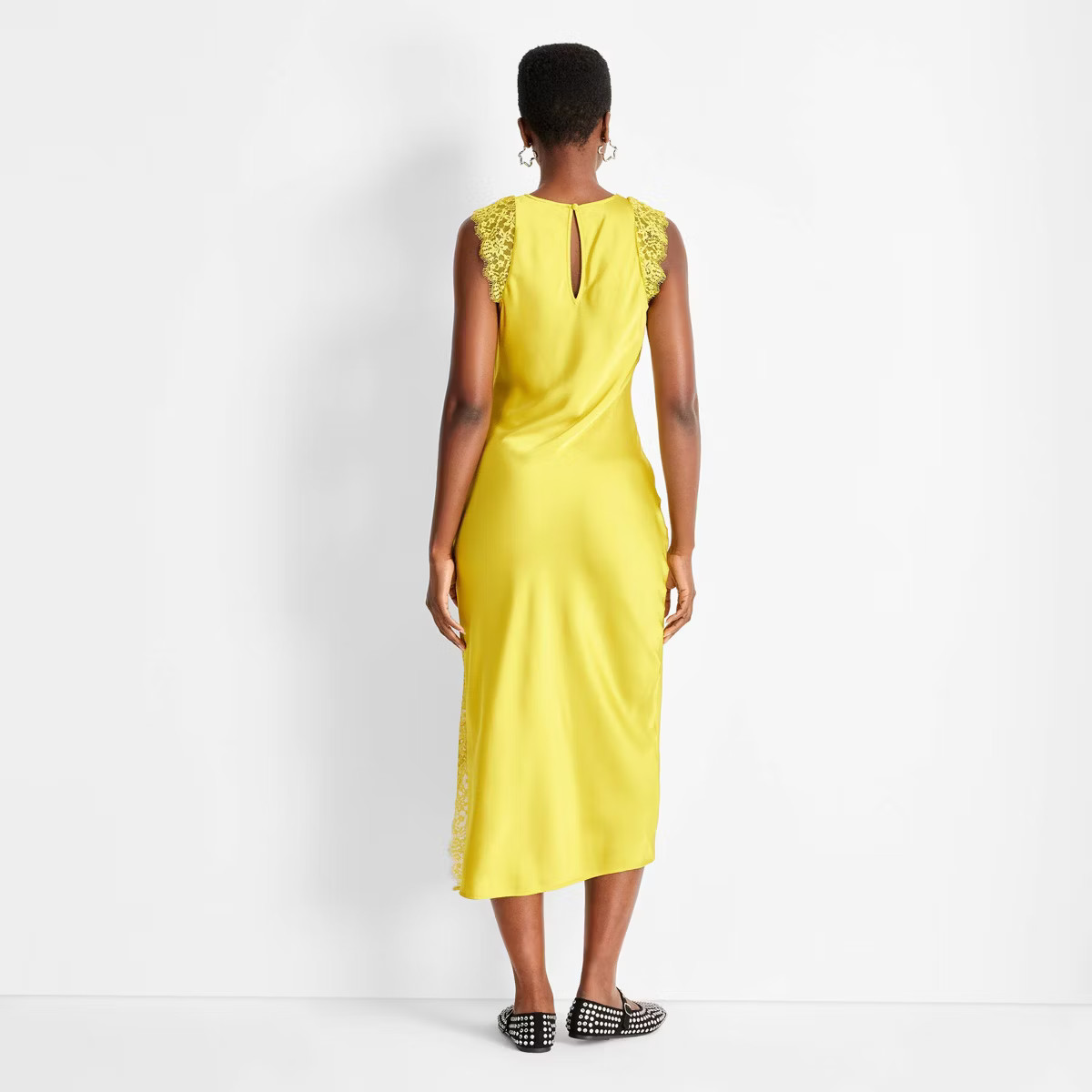 Women's Sleeveless Lace Trim Ankle Dress - Future Collective | Target