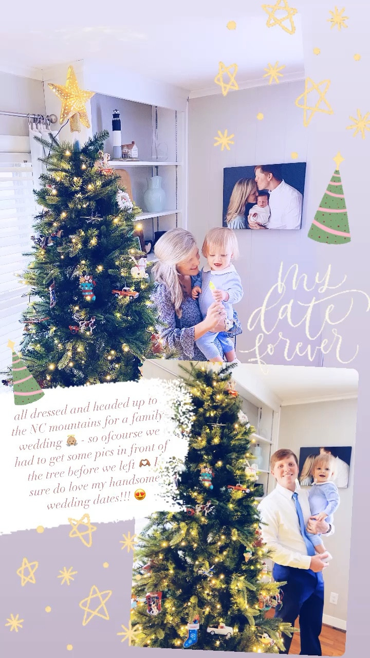 all dressed and headed up to the NC mountains for a family wedding 👼🏼 - so ofcourse we had to get some pics in front of the tree before we left 🫶🏽 I sure do love my handsome wedding dates!!! 😍

#LTKbaby #LTKfamily #LTKHoliday