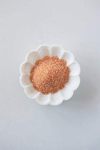 Creative Co-Op DF2368 Carved Marble Flower Shape Dish, White : Home & Kitchen | Amazon (US)