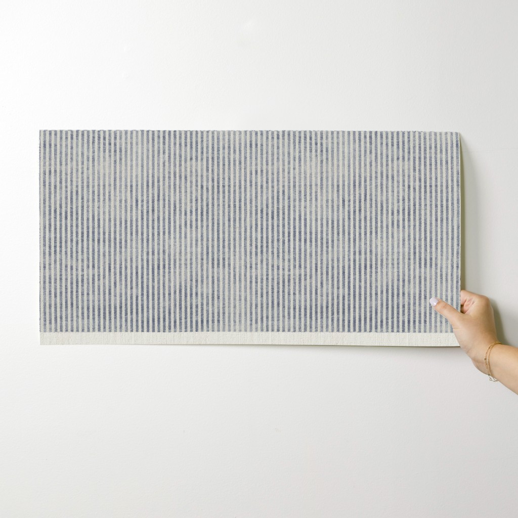Wallpaper in AEGEAN TICKING STRIPE | Spoonflower