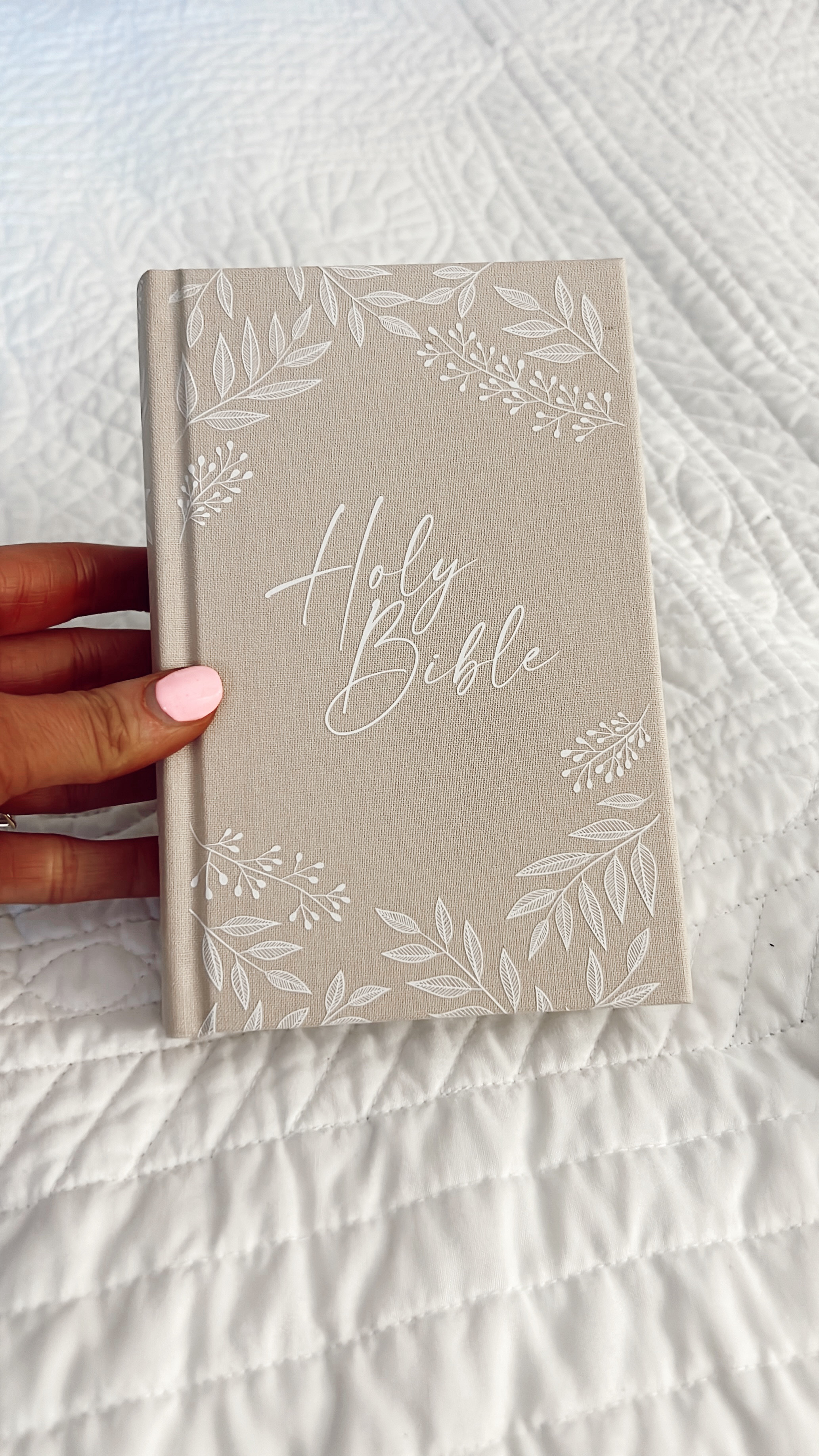 Most perfect bible to travel with🤍

#LTKTravel #LTKBeauty #LTKFindsUnder50