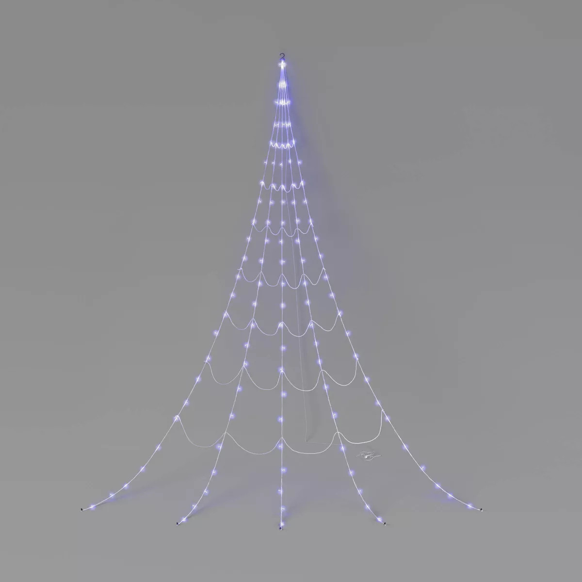 102ct 16'x10' LED Color Changing Spider Web Halloween Indoor Outdoor Miniature String Lights Purp... | Target