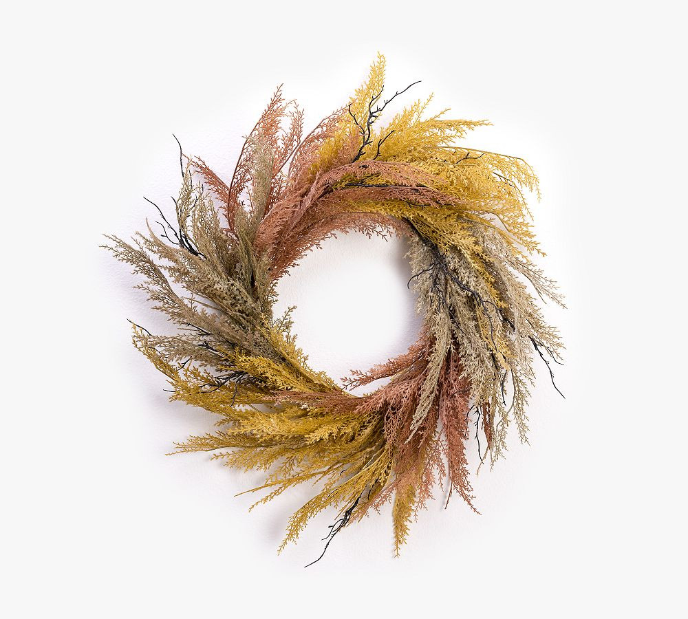 Faux Fall Grass Wreath & Garland | Pottery Barn (US)