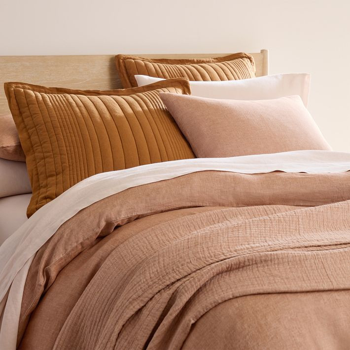 European Flax Linen Duvet Cover & Shams | West Elm (US)