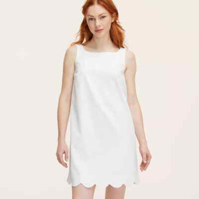 Target X Kate Spade White Scalloped Mini Shift Dress Small | eBay | eBay US