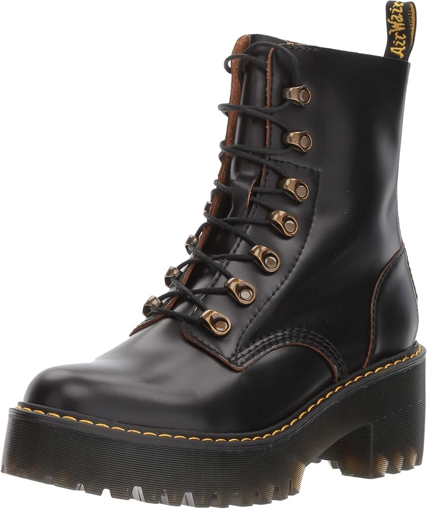 Dr. Martens Women's Leona 7 Hook Boots | Amazon (US)